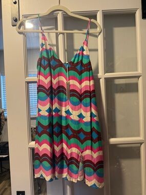 NWT colorful and vibrant mini dress